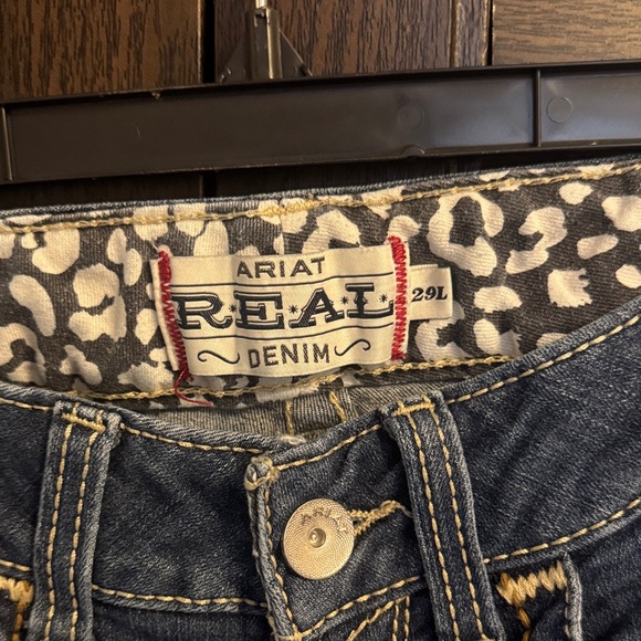 Ariat Women's Dark Blue Boot Cut Jeans - Picture 2 of 5